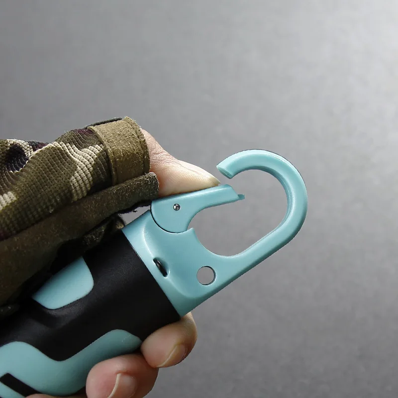 Fish Grip with Lanyard Anti Slip Fishing Lip Grabber Portable Control Tool Holder view 4