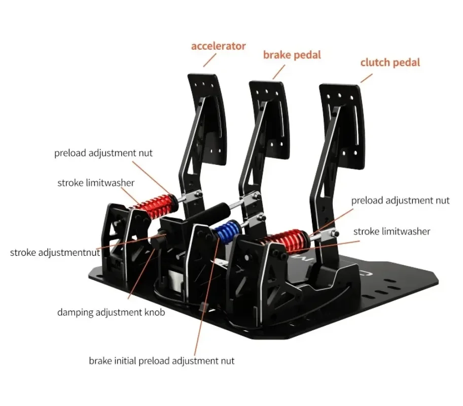 exquisite craftsmanship Sim Racing Simulator Accessories Set Driving Force Game Racing Steering Wheel Pedal for PC