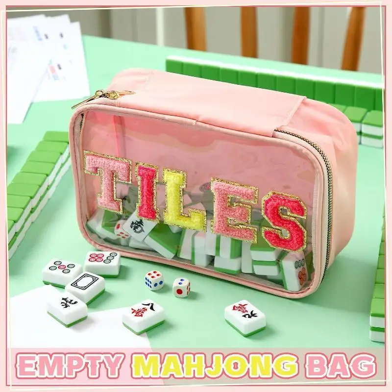 New Tile Storage Bag Stylish Design Board Game Carry Organizer Portable Protective Gift for Board Game Fans Outdoor Trip Use