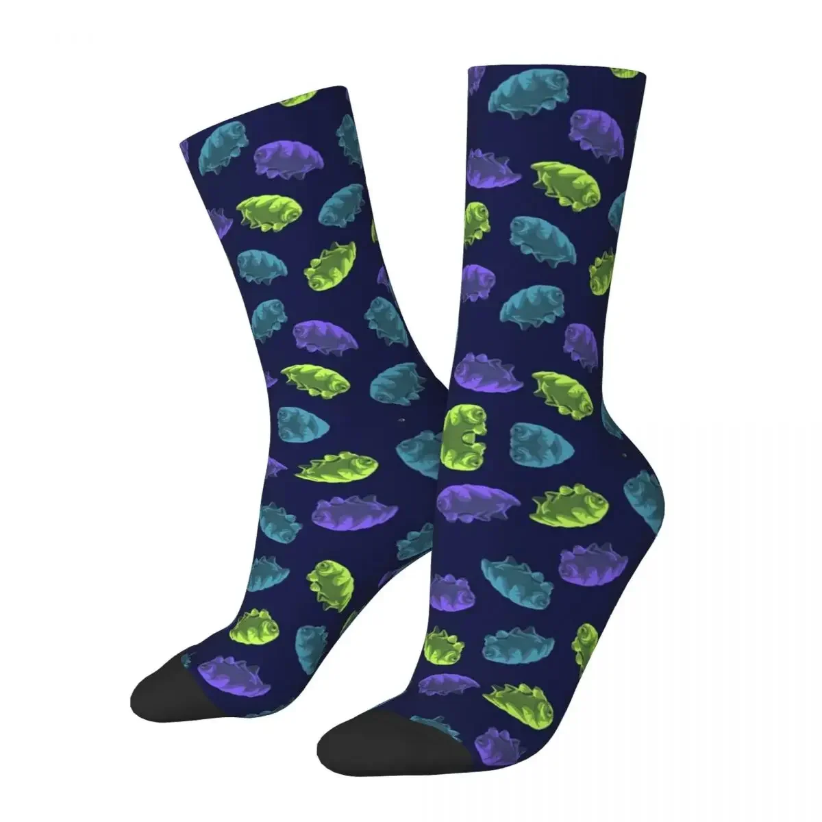 Floating Tardigrades Socks Harajuku High Quality Stockings All Season Long Socks Accessories for Unisex Christmas Gifts