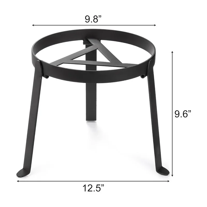 Folding Camping Tripod BBQ Frame for Camping Pan Cooking Open Campfire Tripod Rustproof High Temperature Resistant