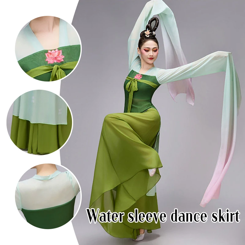 Women Classical Dance Costume New Arrival Ultra Fairy Sleeve Gradual Drifting Outfit for Dance Central Opera Art Exam