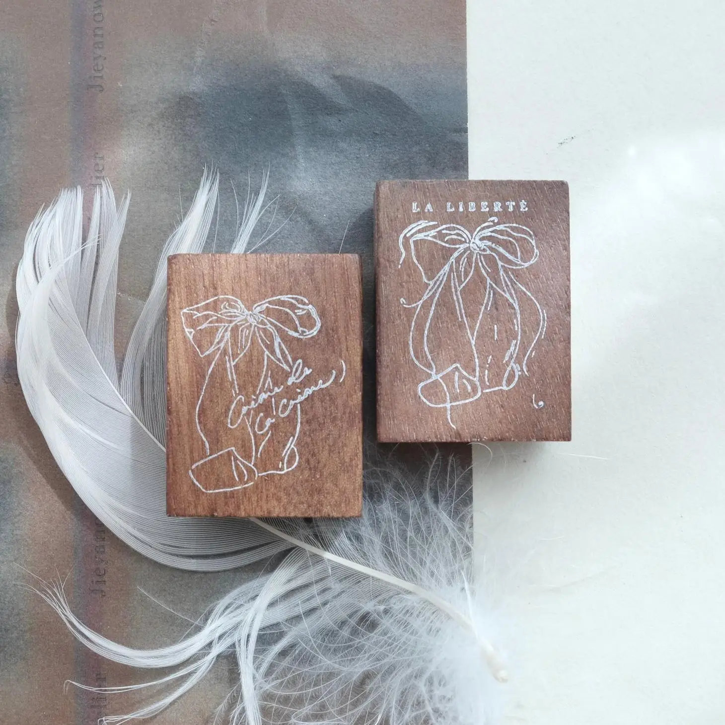 

Lovely Ribbon Stamp for Journal - Ins Style Scrapbooking