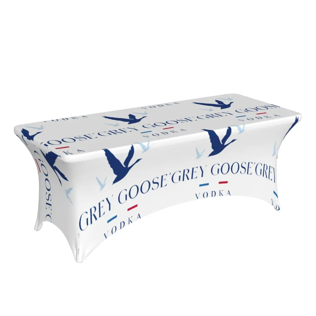 Mantel Rectangular Personalizado de Vodka Grey Goose, Cubierta de Mesa Resistente al Aceite para Eventos y Cenas