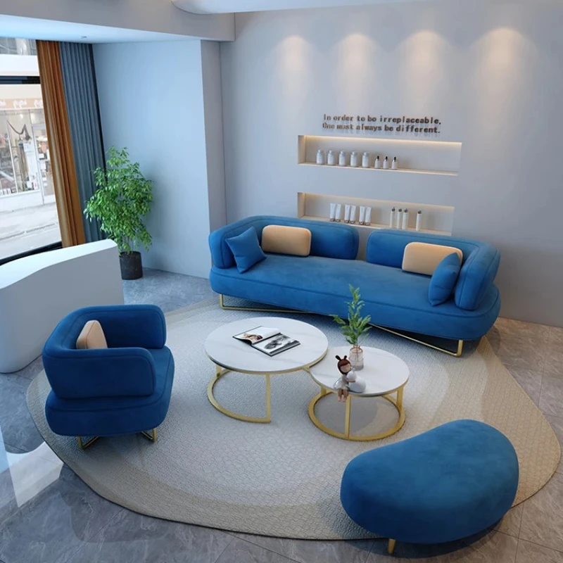 

Fashion Elegant Love Seat Northern Europe Living Room Sofas Couch Armchair Office Sofa Designer Human Bed Divano Salon Furniture