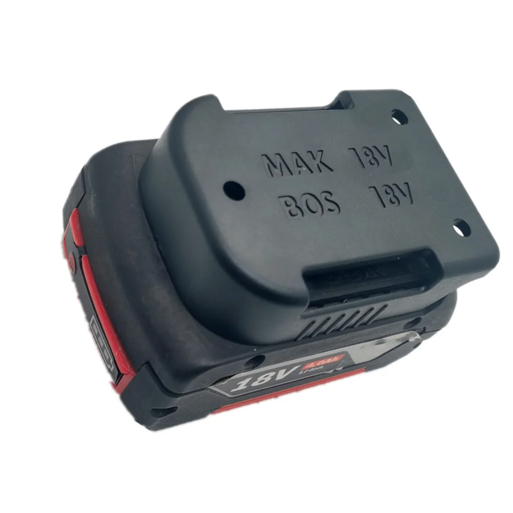 Imagem -02 - Ferramenta Elétrica Case de Armazenamento da Bateria Montagem na Parede Suporte Doca para Makita Bosch Dewalt Milwaukee 18v Bateria Rack Dispositivos Fixação Peças