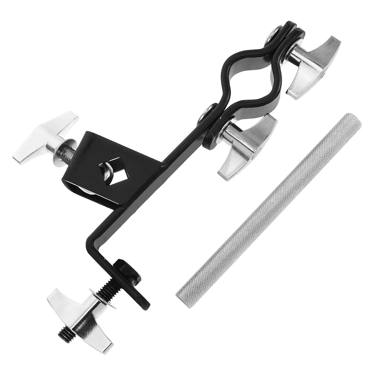 

Cowbell Stand Extension Clip Cymbal Boom Bracket for Clamp Holder Stacker Attachment Drum Kit Mounted