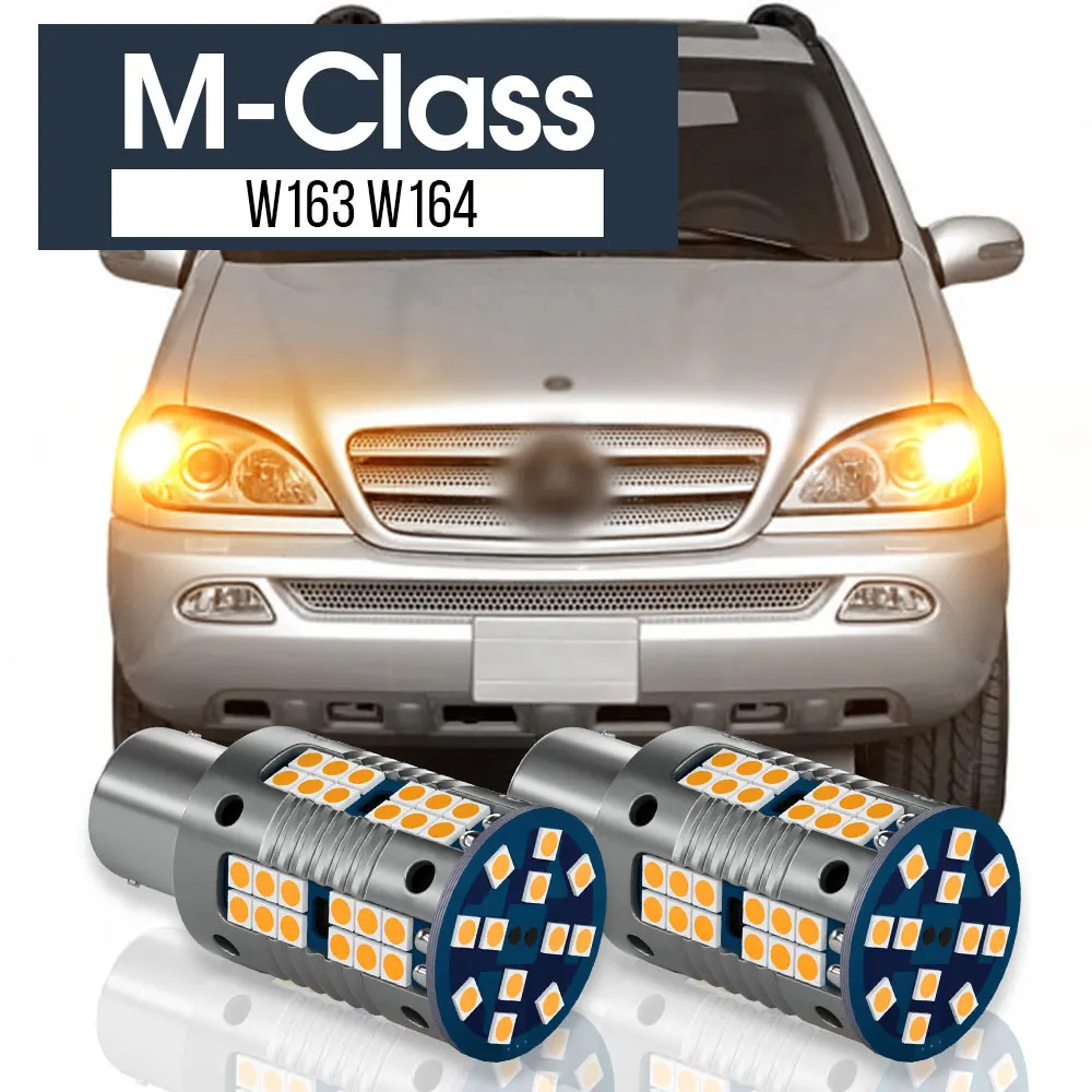 

2pcs LED Turn Signal Light Lamp Blub Canbus Accessories For Mercedes Benz M Class W163 W164 1998-2011 2004 2005 2006 2007 2008