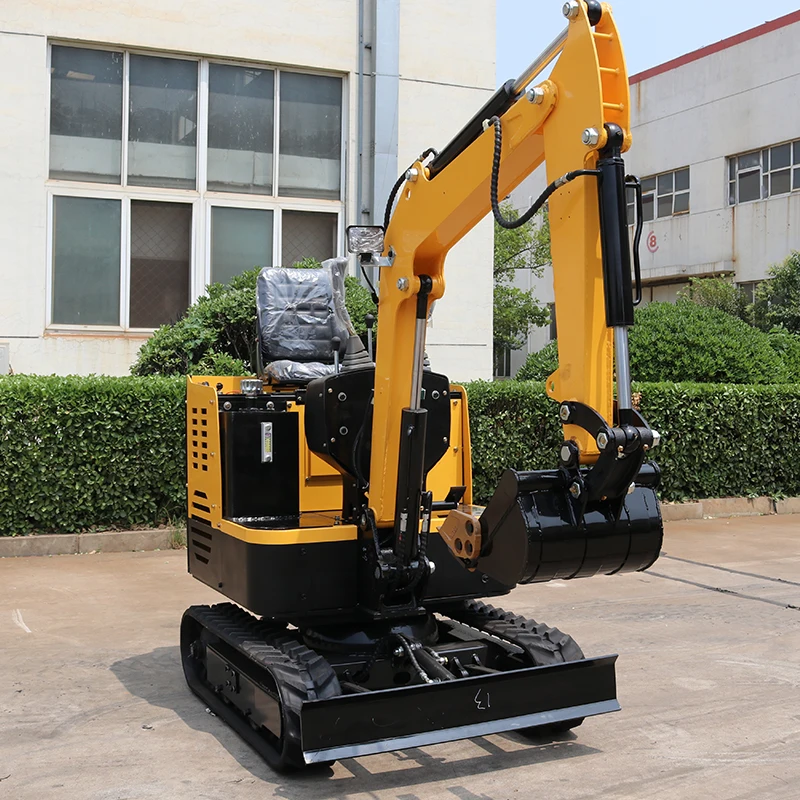 Chinese factory produces new small 1ton excavators that can be in engineering construction and orchard construction