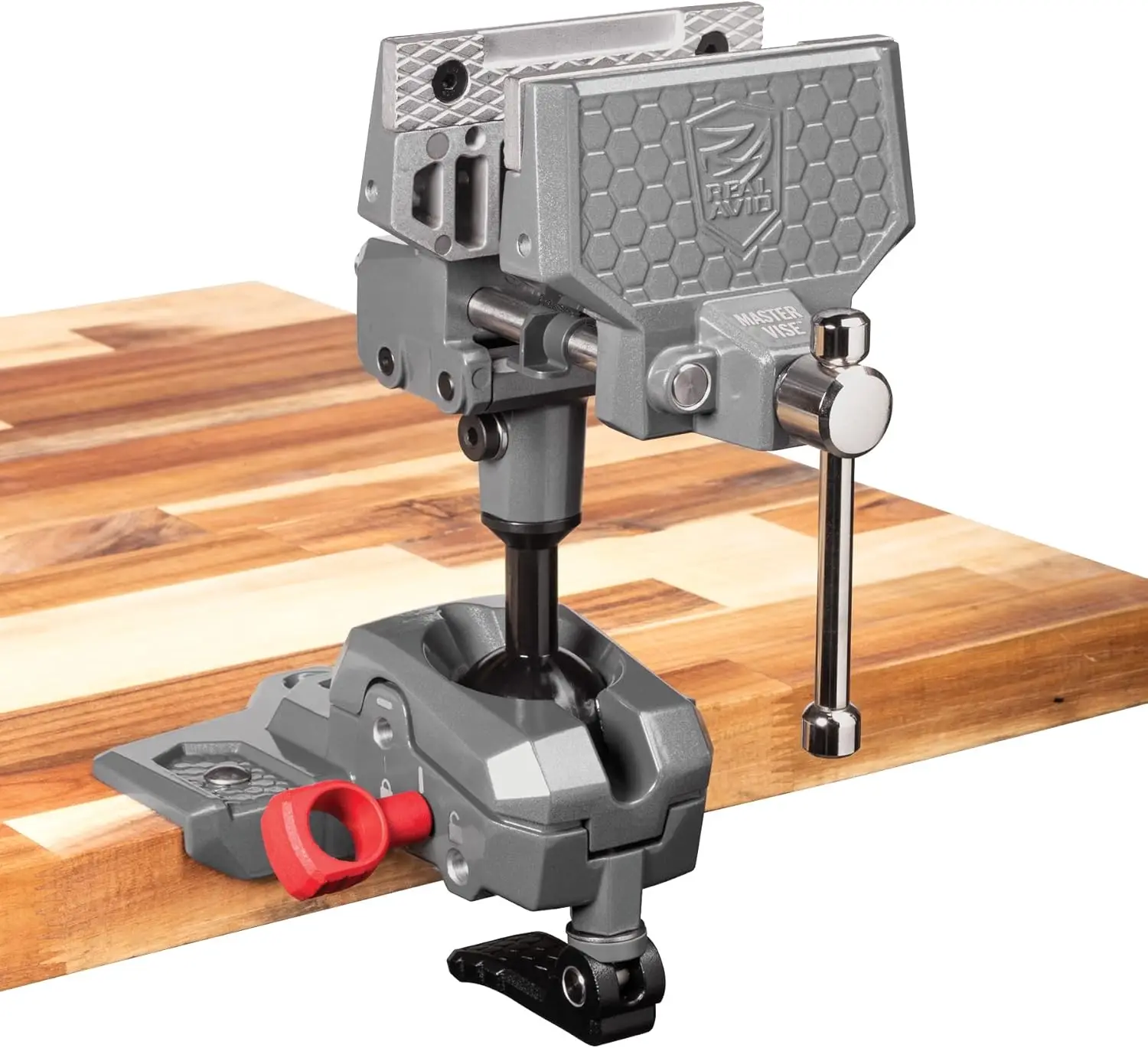 

360° Swiveling Bench Vise for Optimal Positioning Versatile Applications 5" Jaw Width Vise for Cleaning Maintenance Woodworking