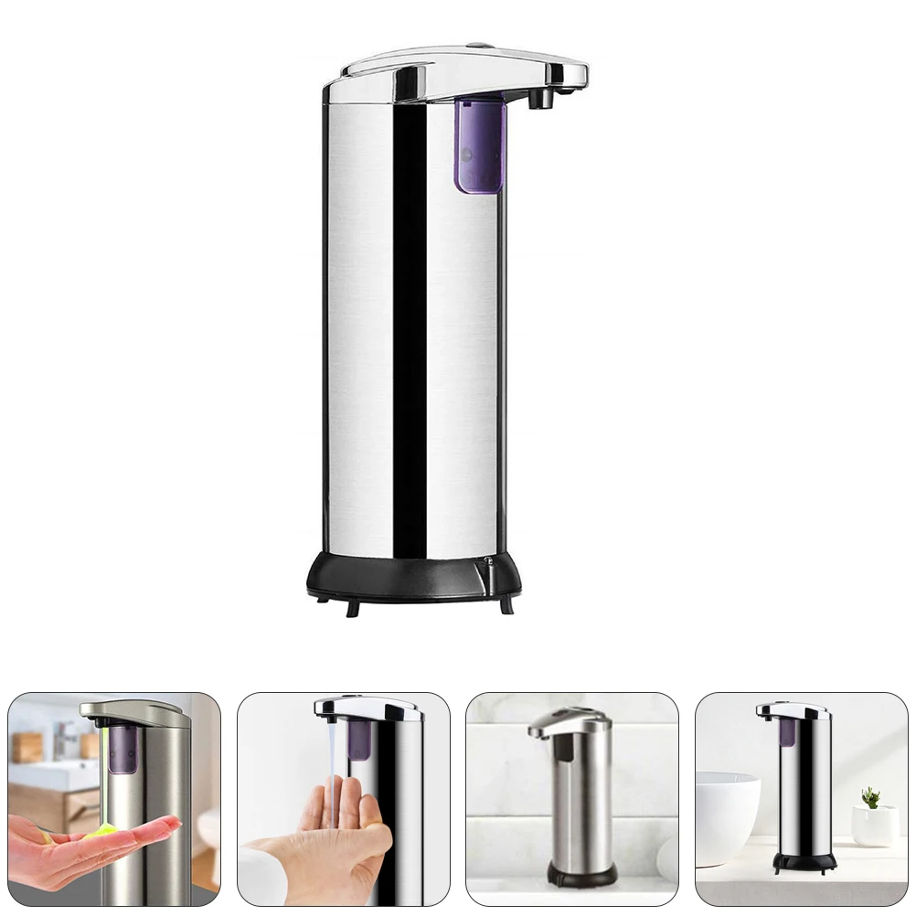 

Smart Infrared Sensor 250Ml Automatic Touchless Hand Soap For Home Bathroom Kitchen Restaurant Use Refillable Large Capacity