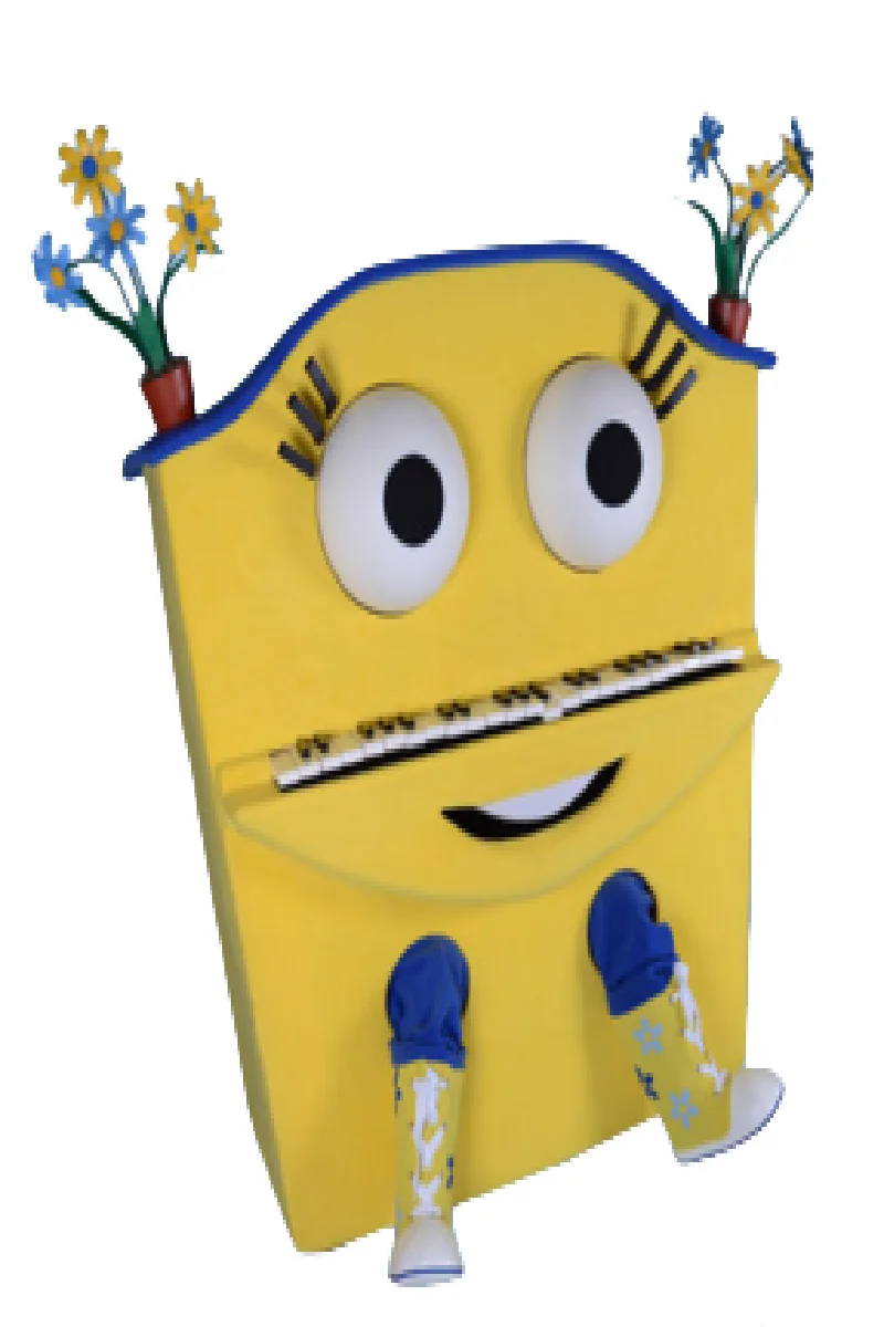 Pianotoetsen mascotte kostuum op maat fancy kostuum anime cosplay kit mascotte thema fancy dress carnaval kostuum b0589