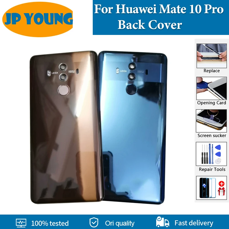 Original Battery Cover For Huawei Mate 10 Pro Back Cover BLA-L29 BLA-L09 BLA-AL00 BLA-A09 Rear Case Housing Door Replace Parts