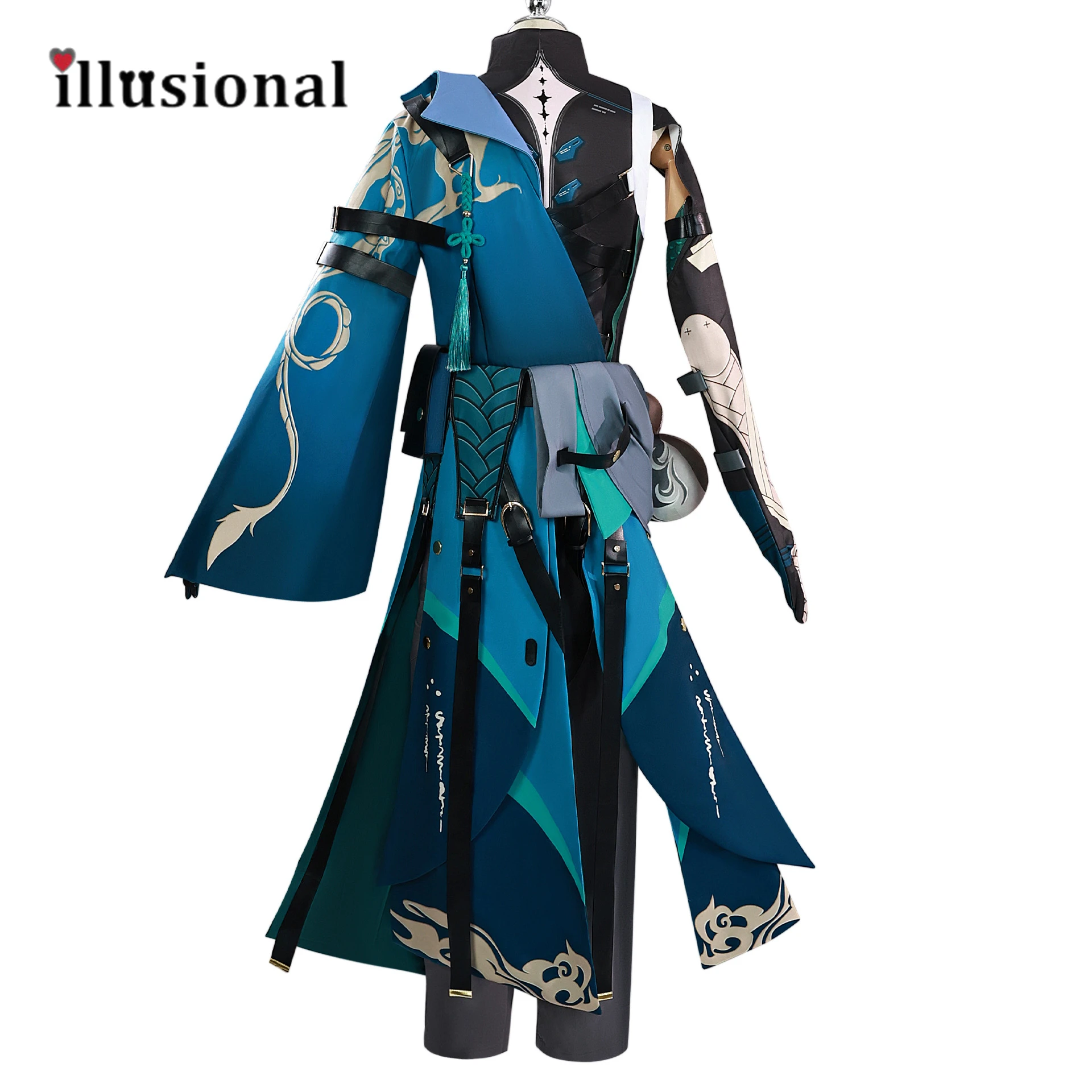 illusional Wuthering Waves Jiyan Cosplay Costume Anime Game Jiyan Unifrom Dress Halloween Costumes