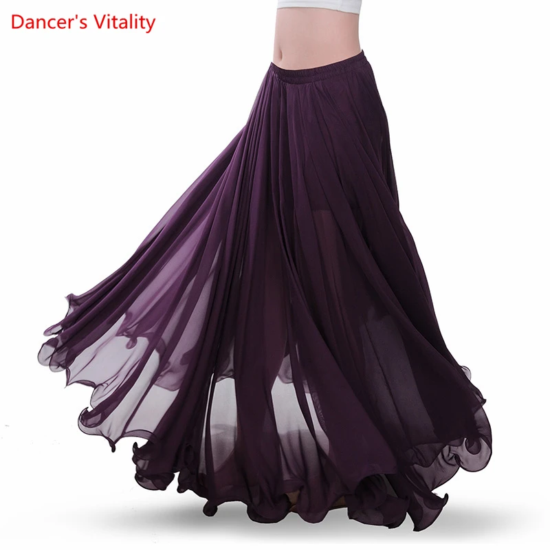 Belly Dancer Costume for Women Belly Dance 720 Degree Chiffon Skirt Female Oriental Dance Clothing Bellydance Skirt Girl Outfit