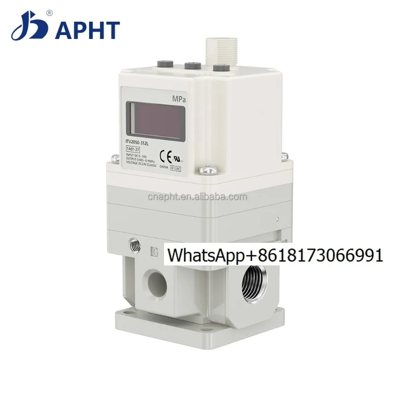 SMC نوع ITV منظم هوائي كهربائي صمام متناسب محرك كهربائي تنظيم الضغط الإلكتروني