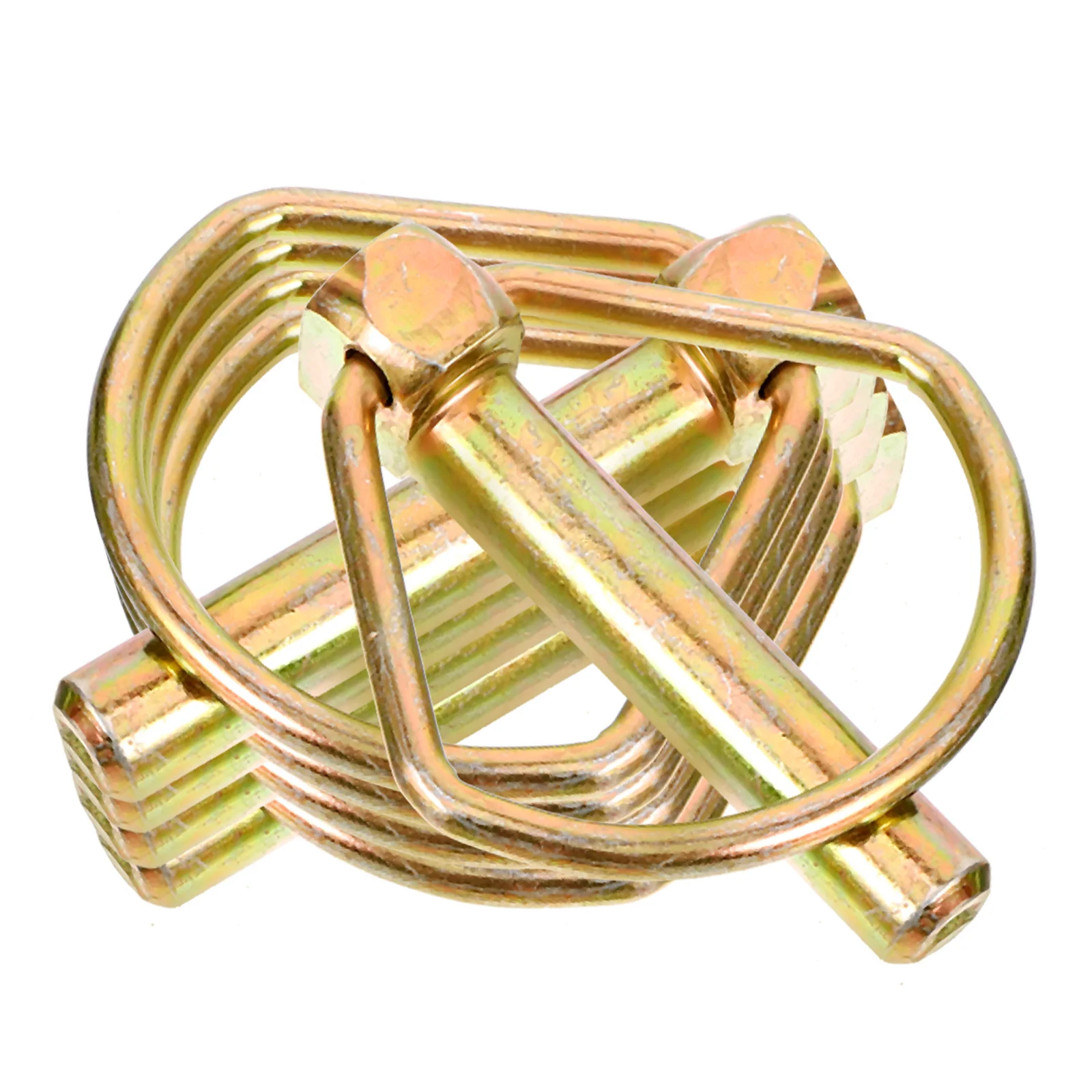 

5Pcs Linch Pin Precision Made Heavy Duty Shaft Locking Fastener Quick Release Lock Ring Clip for Trailers Trucks Tractors