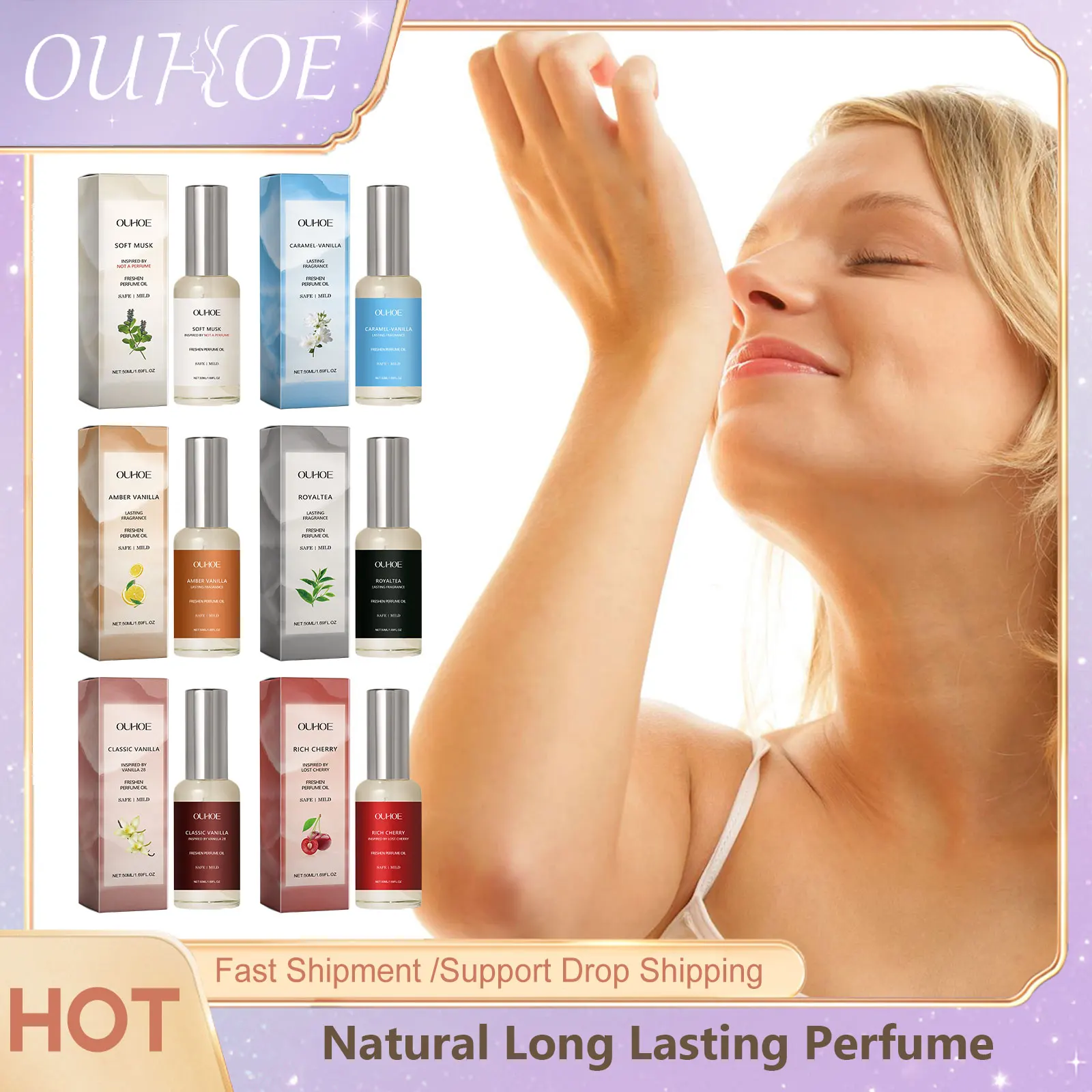 Long Lasting Perfume Women Portable Charming Refreshing Aroma Fragrance Party Dating Flirting Seduction Pheromones Perfume Oil