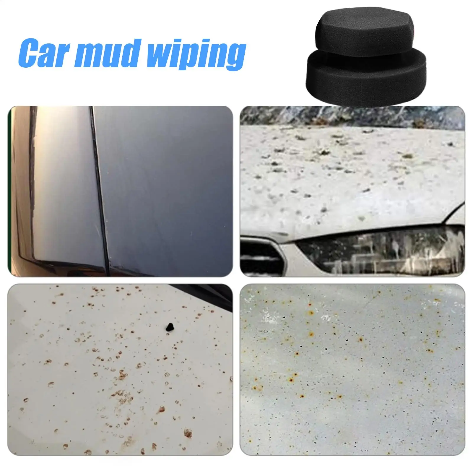 

Глиняный скруббер для автомойки, глиняные стержни, инструмент для автодетализации, полировки, эргономичный автомобильный воск, инструмент для ухода за краской