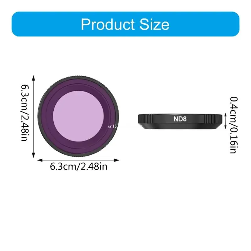 カメラフィルター CPL ND8 ND16 ND32 フィルター GO3S アクションカメラドロップシップ用