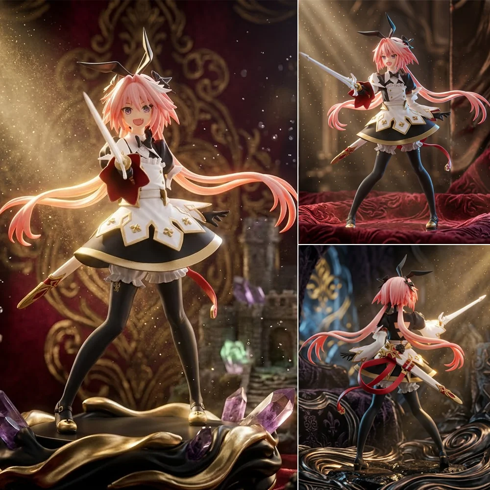 

Аниме-фигурка рыцаря с розовыми волосами и заячьими ушками, 1 шт. — эстетичный коллекционный предмет декора для рабочего стола и автомобиля, идеальный подарок на дни рождения и праздники.