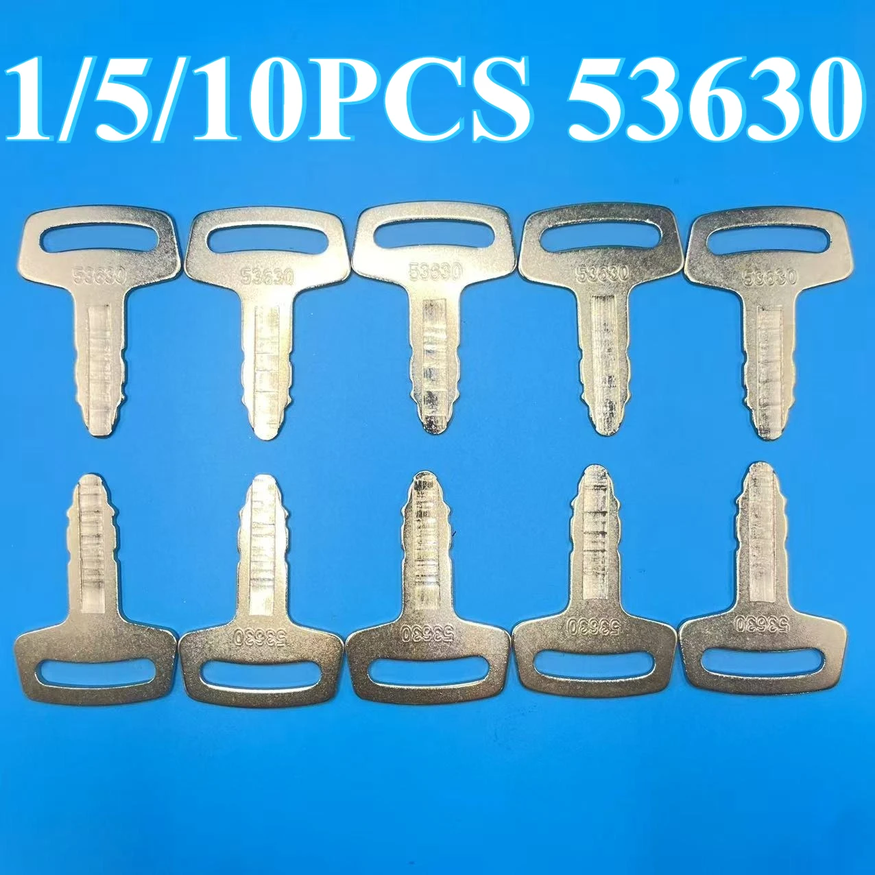 1/5/10PCS 53630 Ignition Key for Thomas Wheel Loader Excavator KEYS RC101-53630