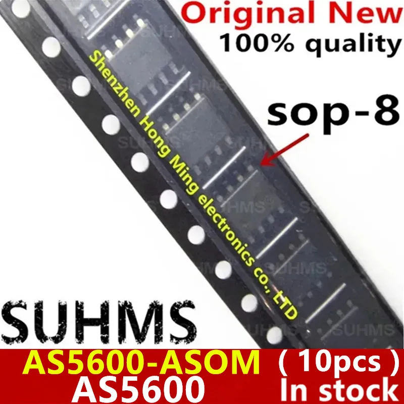 (5piece)100% New AS5600-ASOM AS5600 sop8