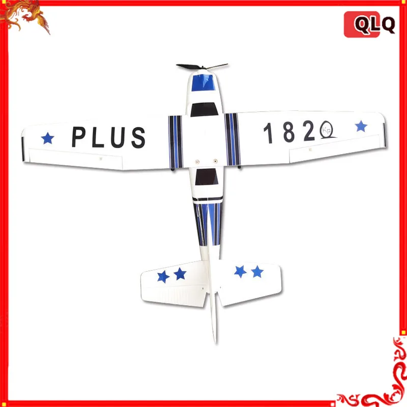 Qlq Rc Plane New Cessna 182 Plus Remote Controlled Model Airplane Fixed Wing 1.2-Meter Wingspan Beginner Plane Model Toy Gift