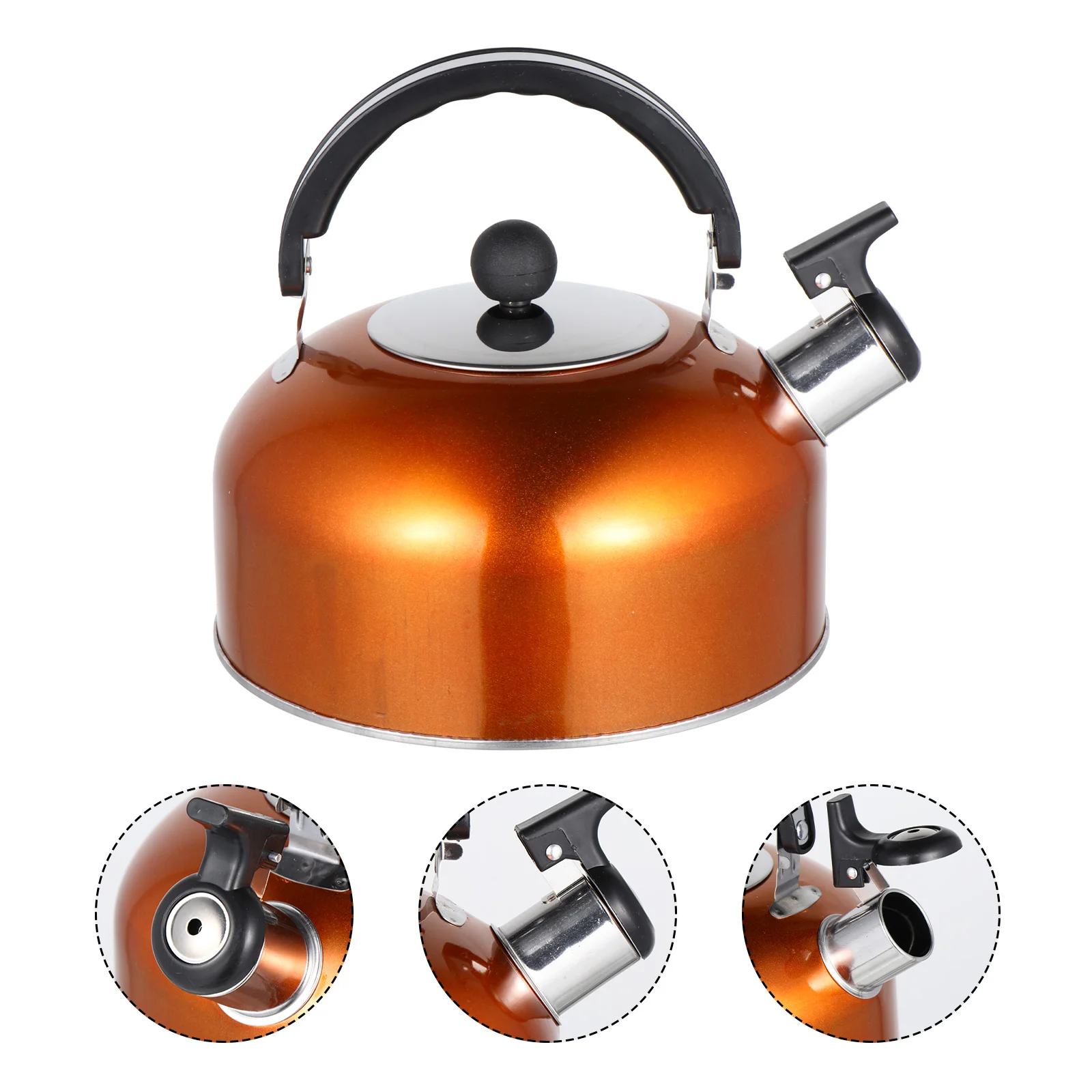 Stainless Steel Tea Kettle Stove Top Teapot Water Kettle 1.8L Whistling Tea Kettle Coffee Kettle Water Milk Warmer Boiling Water