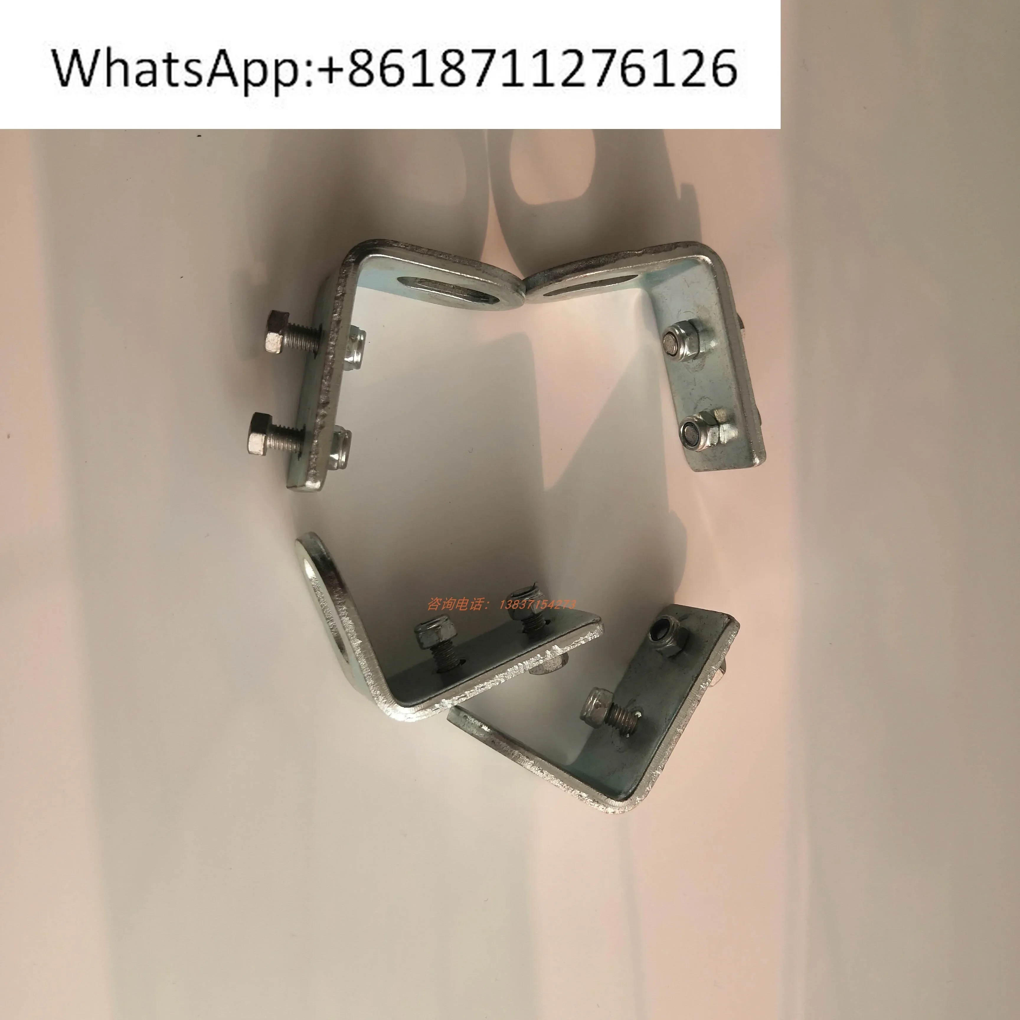 Screw air compressor radiator fan fan motor fixed right angle bracket