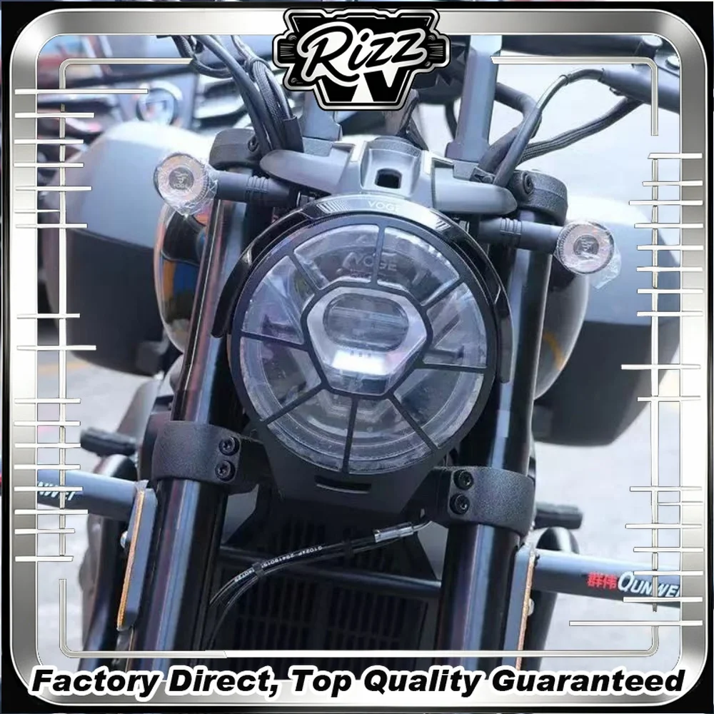 For VOGE CU250, the accessory includes the large lamp cover and the lamp protection cover Protect headlight from stone impact