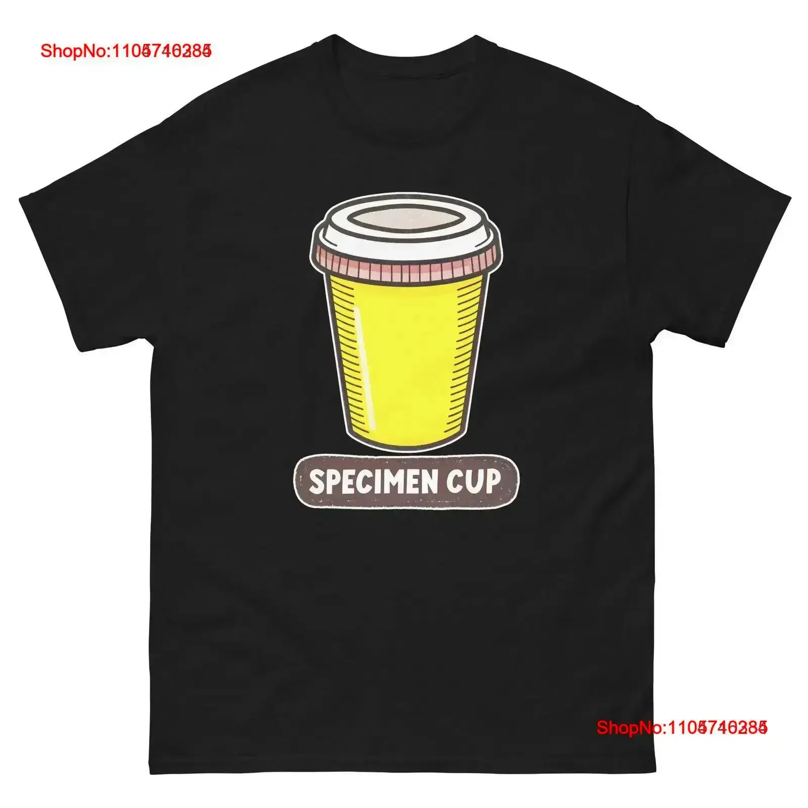 Specimen Cup Hospital Health Medical Safety T Shirt vintage Washed Versatile Stylish Breathable Top For Everyday Wear Casual