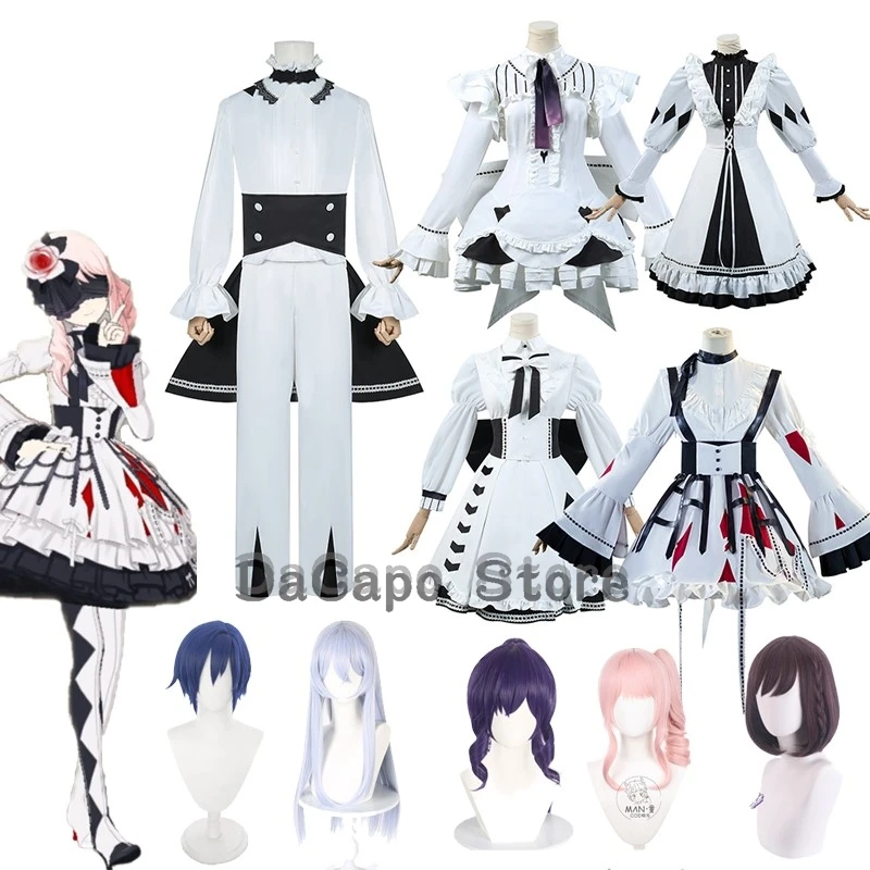 

Halloween Costume 25-ji Nightcord PJSK 5th Cosplay Yoisaki Kanade Asahina Mafuyu Shinonome Ena Akiyama Mizuki x Adults