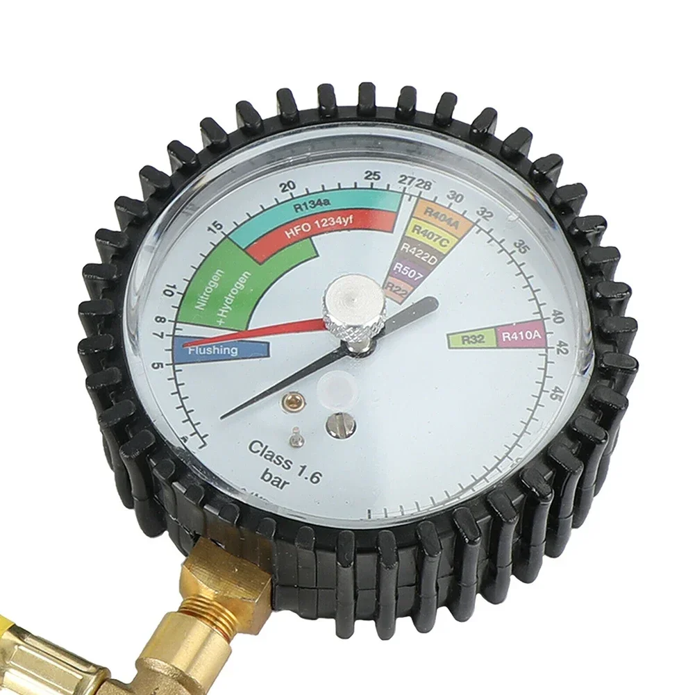 Imagem -04 - Condicionado Nitrogênio Pressure Tester Hvac Pressure Gauge Tools Regulador para R134a R22 R407c R410a ar