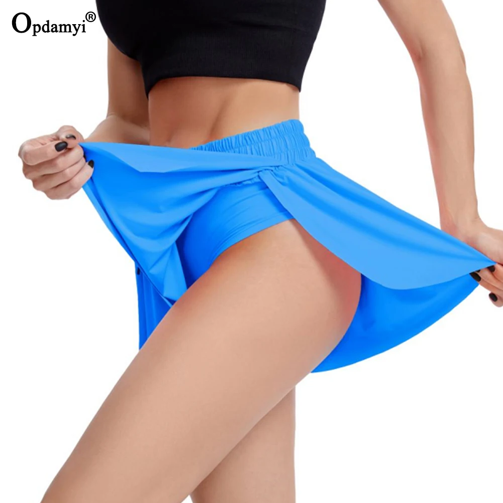 

New Woman Running Short Skirts Golf Wear Ladies 2 in 1 Fashion Skirts Badminton Tennis Mini Skirt Summer Girl Sports Sexy Shorts