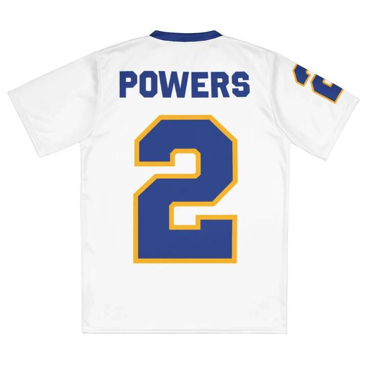 تشاد باورز جنوب جورجيا سمك السلور لكرة القدم جيرسي برنامج تلفزيوني التي شيرت قصير الأكمام الخامس الرقبة قميص الرجال/النساء بلوزات على الموضة #5