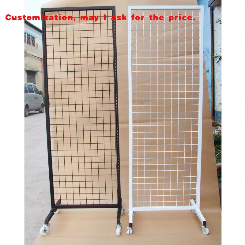 custom.Custom Store Retail Metal Wire Snack Display Rack Floor Hanging Phone Accessories Jewelry Toy Product Mesh Grid Display S