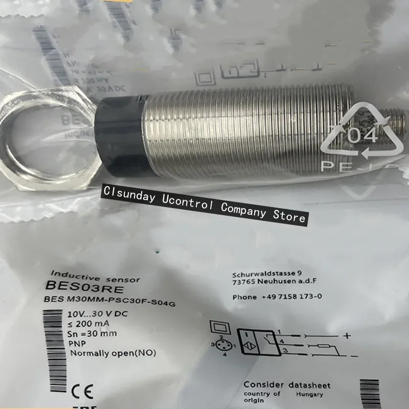 3PCS New proximity switch  BES M30MM-PSC30F-S04G BES M30MM-PSC30F-BV02 BES M30MM-PSC30F-S04K