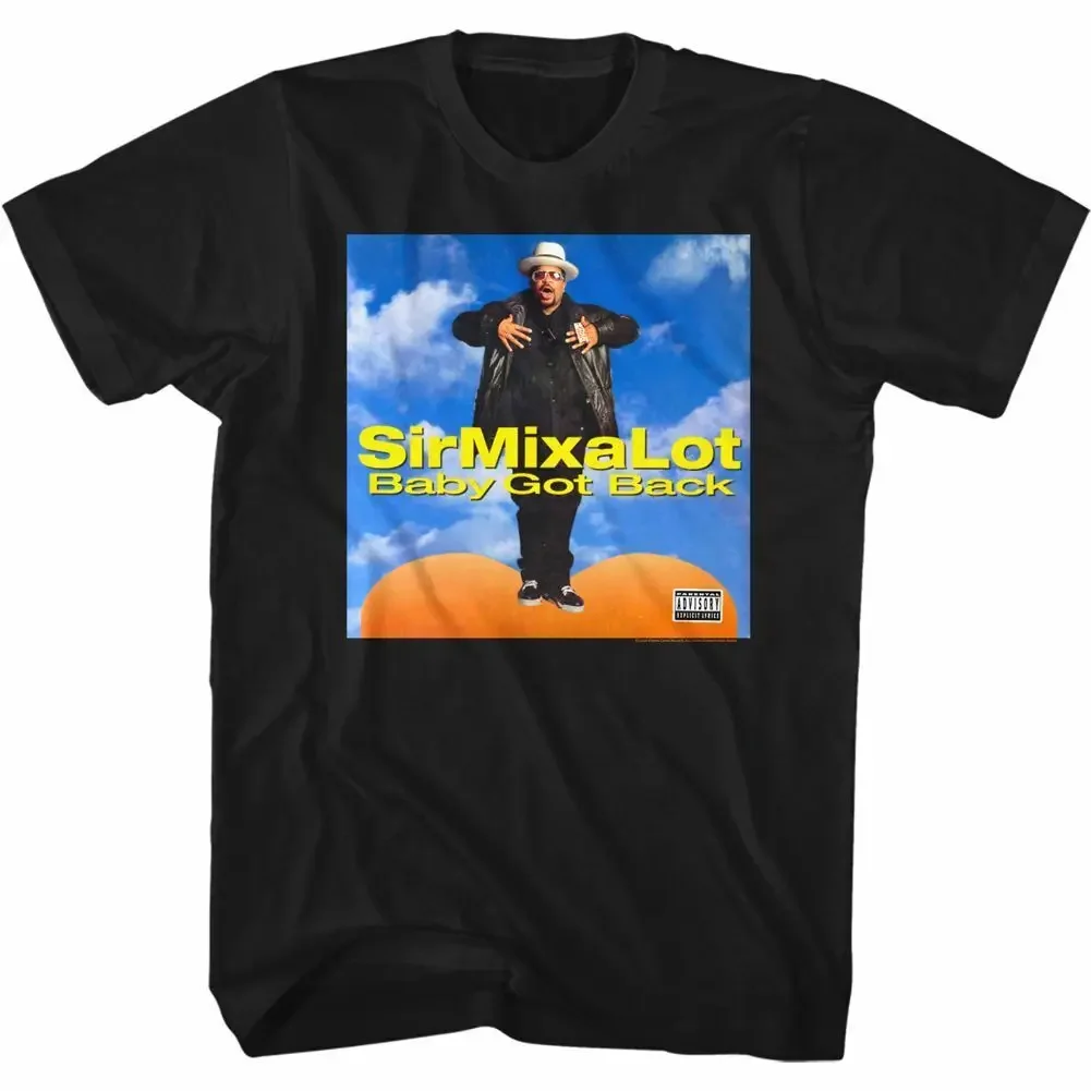 Sir Mix A Lot Got Back Cover 2 Black Adult T Shirt