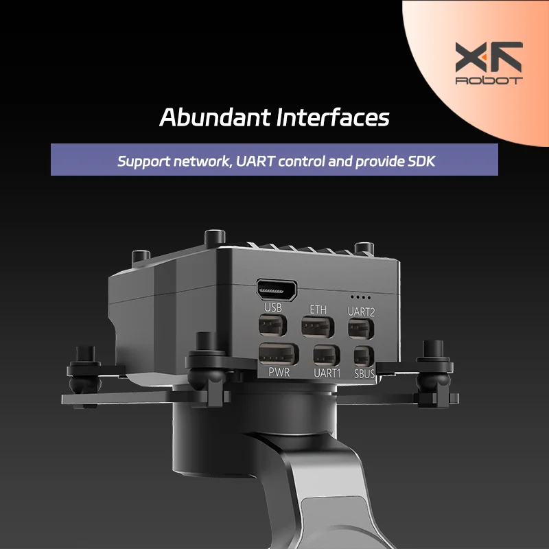 XF-Z-2Mini 3 Eksenli gimbal Akıllı 4K Tam Renkli Gece Görüşlü Çift Sensörlü Mikro Pod Kızılötesi Gimbal kamera