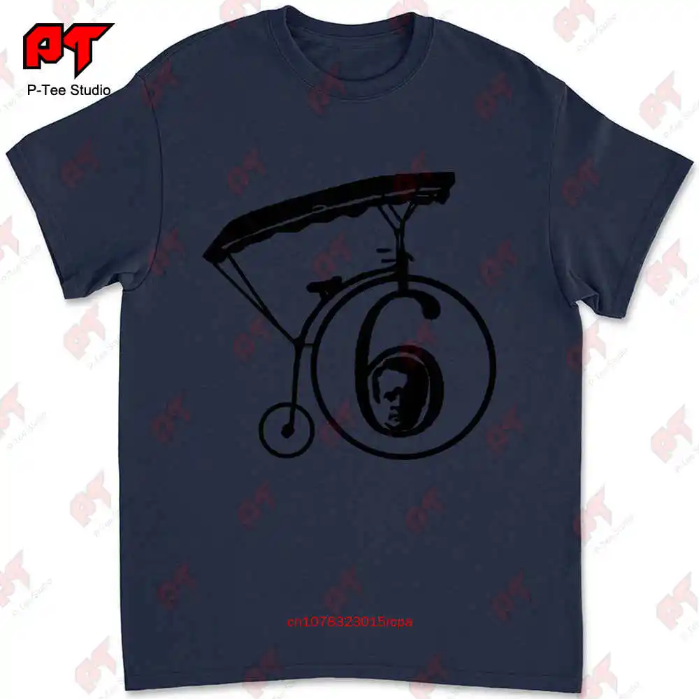 Penny Farthing Patrick Mcgoohan Cult Tv Series Dangerman The Prisoner Number 6 T-shirt DQPK