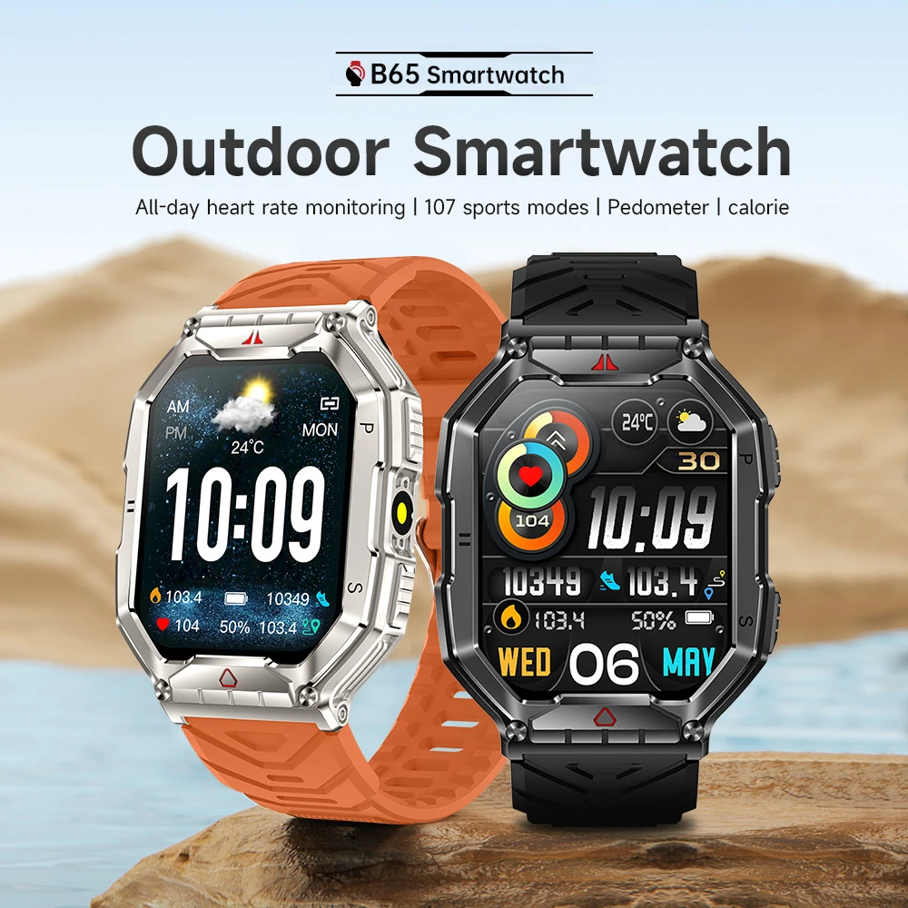 

Bozlun Oultdoor Sport Compass Смарт-часы для мужчин и женщин 650 мАч Батарея 3ATM Водонепроницаемый голосовой помощник Bluetooth Call Smartwatch