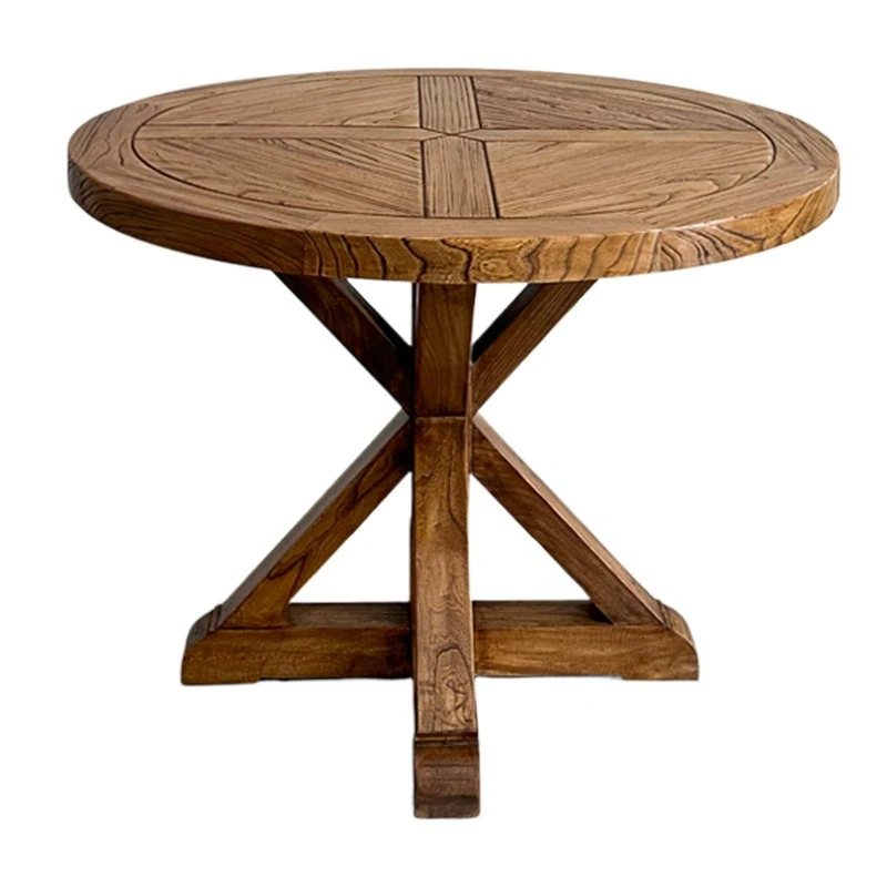 Old elm dining table, new Chinese style, household coffee table