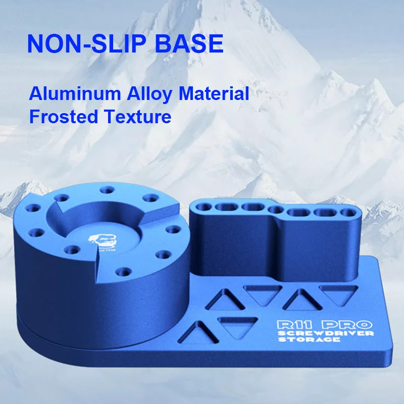 MECHANIC R11 Pro Screwdriver Tweezers Collection Bracket for Mobile Phone Repair Aluminum Alloy Non-slip Storage Box