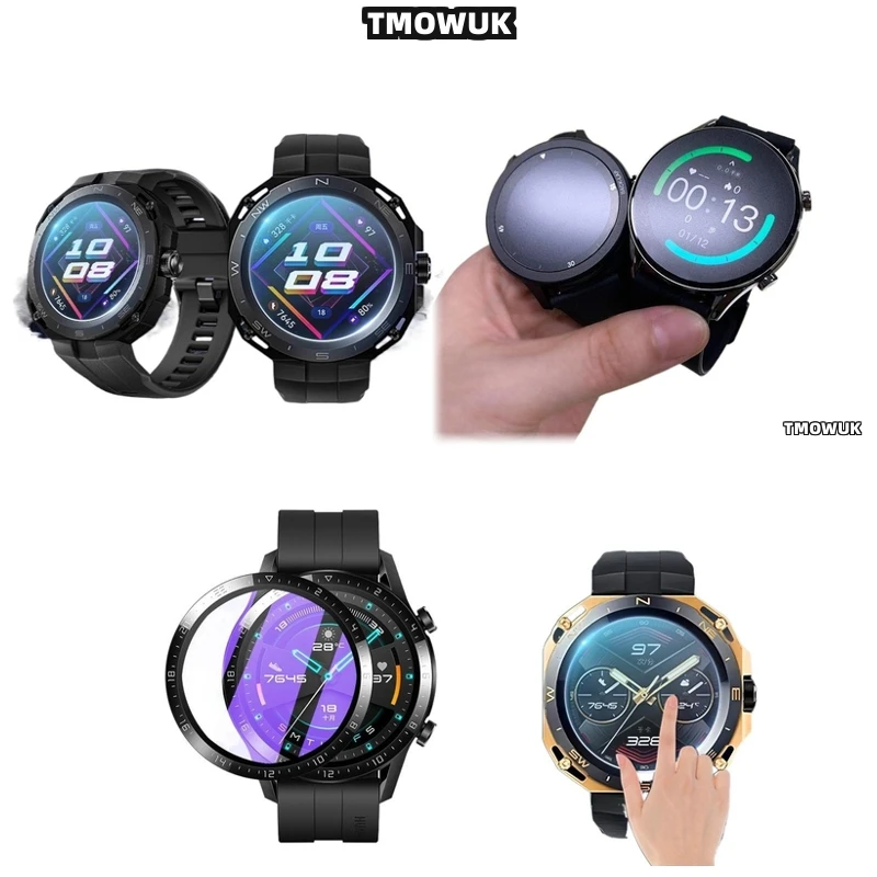 

9H HD Tempered Glass For Huawei WATCH GT2 GT3 GT4 GT5 Pro Cyber Ultimate 41 42 43 46mm Screen Protector Anti - Scratch