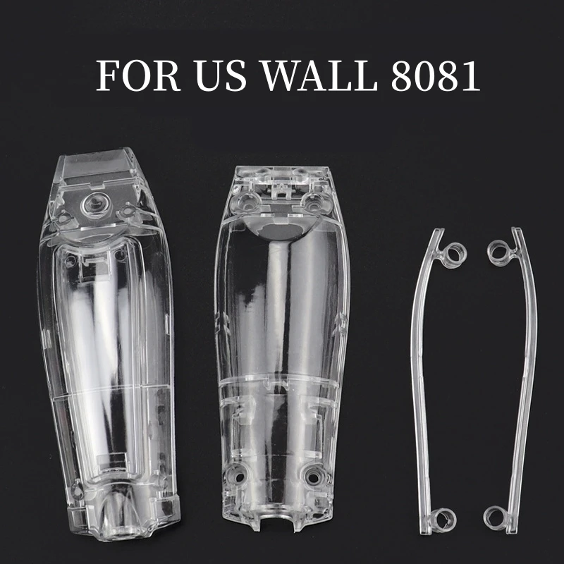 For US Wahl 8081 Shell Set Electric Clipper Transparent Modified Cover Barber Shop Hair Trimmer DIY Styling Accessories Y0506