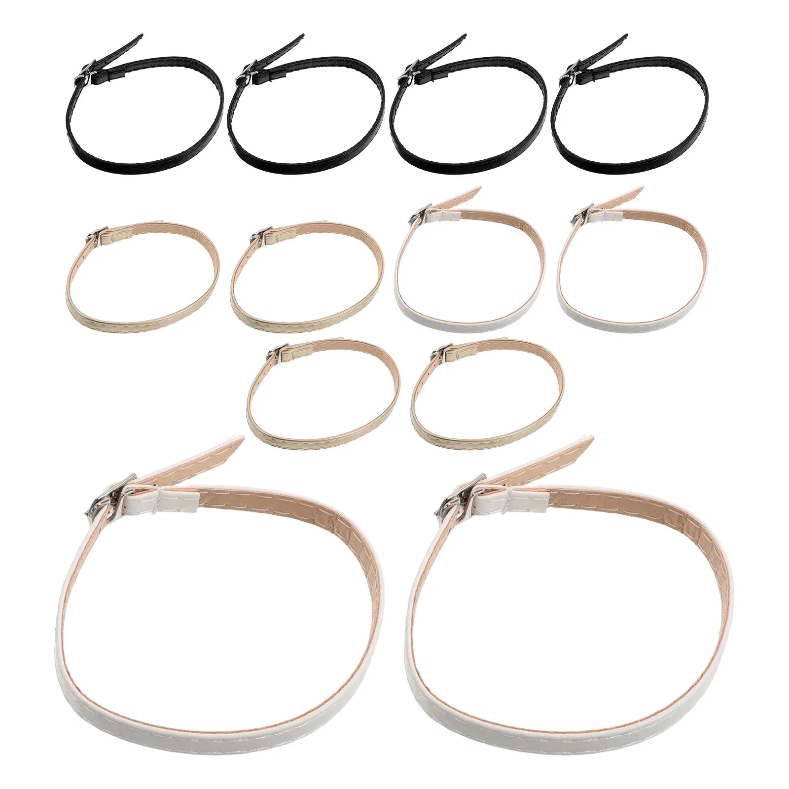 6Pairs High Heel Shoe Straps Adjustable Buckle Anti-Slip Ankle Wrap Straps Detachable Shoe Bands for Sandals Pumps Heel Security