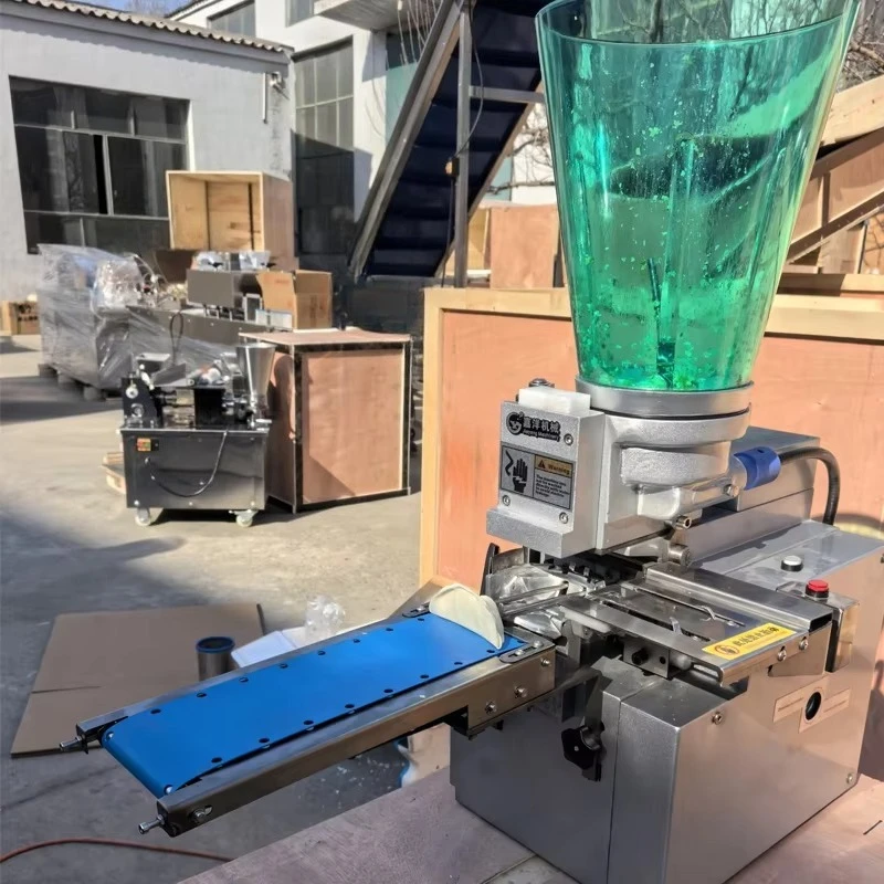 Automatic Dumpling Machine 110V 220V Dual Voltage Commercial for Gyoza Wonton Samosa Empanada Factory