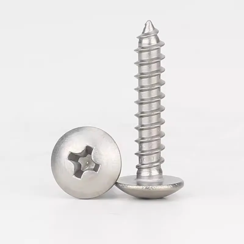 Titanium Alloy Truss Head Philips Self Tapping Screws M4 M5 Cross Recessed Truss Head Screw Pure Titanum