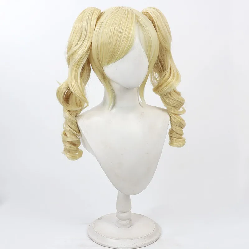 Identity V Mute Girl Stella Cosplay Wig, Eggy Party Collab, Detachable Twin Tails